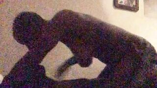 Sexy ebony milf plays and enjoys her toy boy BBC pt 1