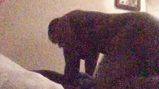 Sexy ebony milf plays and enjoys her toy boy BBC pt 1