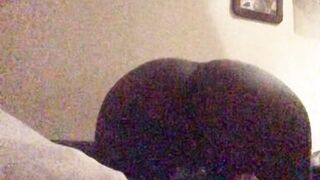 Sexy ebony milf plays and enjoys her toy boy BBC pt 1