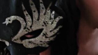 Sucking neighbours cock till he cums in my mouth