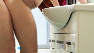 Stepson Fucks stepMom caught naked cleaning the bath - 13 image