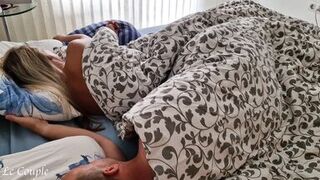 Amateur wife was not woke up yet when she felt hard dick in her morning wet pussy