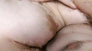 Slutty wife with a big boobs allowed me fuck her pussy without condom and cum inside her my big creampie - Milky Mari