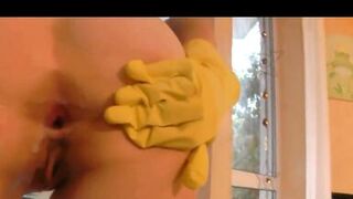 Horny German Milf takes six loads in her ass - 2 image