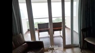 Wife showing herself on cam