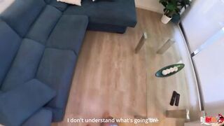 I took Viagra by mistake and my stepmother asks me to close my eyes! So that she can help me! But how?