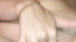 Wife on masturbation show, closeup on display for me. She opens her pussy and I taste her wetness and eat her juices - 12 image