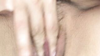 Wife on masturbation show, closeup on display for me. She opens her pussy and I taste her wetness and eat her juices - 13 image