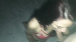 Rich sloppy blowjob POV in red lingerie for my horny boyfriend Andy Z 94 licking my pussy to be hotter - Amateur Nora Milf - 2 image