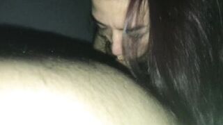 Rich sloppy blowjob POV in red lingerie for my horny boyfriend Andy Z 94 licking my pussy to be hotter - Amateur Nora Milf - 6 image