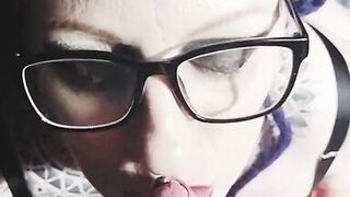 POV Cock sucking bbw milf real British Couple