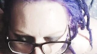 POV Cock sucking bbw milf real British Couple