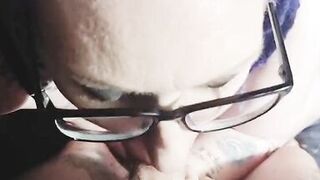 POV Cock sucking bbw milf real British Couple