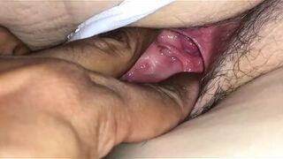 I enter my sister-in-law's room and she lets me fuck her hairy pussy