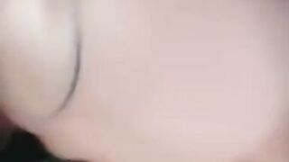 Got my big tits out and sucking cock