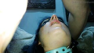 Closeup hard fucking milf, big moaning and slapping her face - 6 image