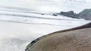 After anal sex with this milf, I cum in front of everyone