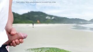 After anal sex with this milf, I cum in front of everyone