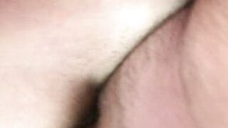 Please! I need you! My clit is itching so bad... Scratch my clit with the cock head. Creampie. Close-up Pussy Fucking. P