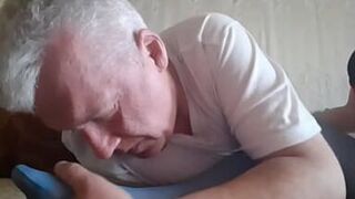 fingering and cum on blue stockings