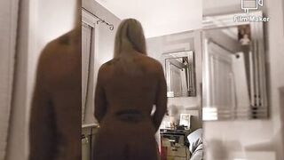 Wife teasing the camera