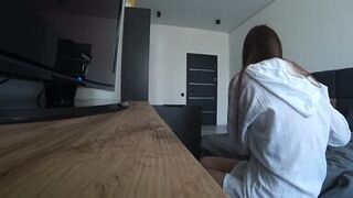 Real Cheating. My Wife Cheats On Her Husband With Her Neighbor In The Morning. Amateur Taboo - 3 image
