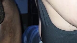 gagging and drooling on the dick