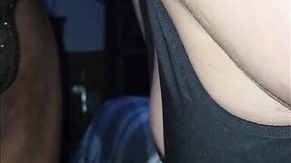 gagging and drooling on the dick