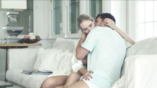 Hot milf has hardcore and passionate sex with her lover who cums inside her