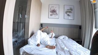 You can't leave the room until I cum on you TWICE