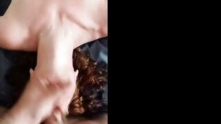 MILF wants to mutually masterbate - I give her a pearl necklace cumming all over her face and neck