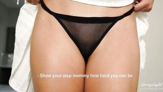 Step Mom caught Step Son jerking off and help him to cum quick - 10 image