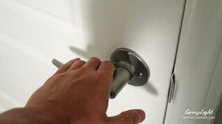 Step Mom caught Step Son jerking off and help him to cum quick - 5 image