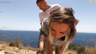 Polish amateur couple fucks on Spanish coast - 9 image