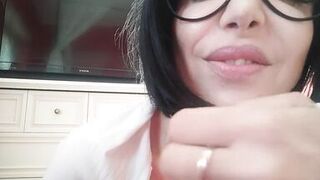 Busty doctor checks if you already know how to ejaculate