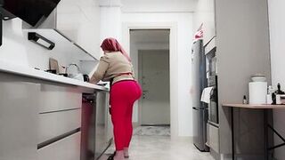 my slut big ass stepmom caught me watching at her ass