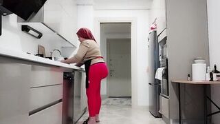 my slut big ass stepmom caught me watching at her ass