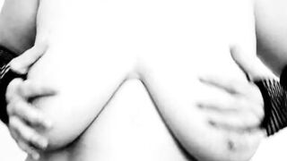 I dance with my big boobs wrapped in plastic wrap. LiaKahn spanish milf amateur curvy hot chubby submissive bitch slut