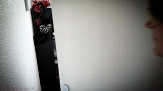 I Jerk Off My Cock In The Shower In Front Of My Inexperienced Cougar Stepmom, She Devotes Herself So That I Fuck Her - 2 image