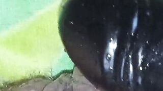 Delia eccitatissima con il mio cazzino e cazzone,in primissimo piano - 11 image