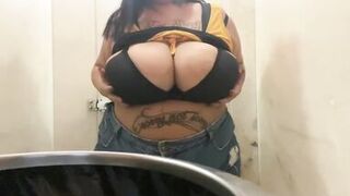 I love a public restroom to show off - Mary Jhuana