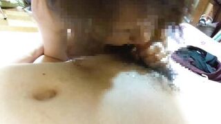 I had a Japanese mature woman give me a blowjob, handjob, ball licking, nipple licking, and foot licking