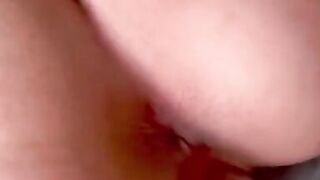 Cumming on her thick arse after doggy fuck - 2 image
