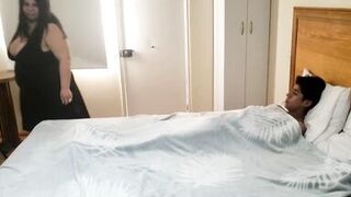 Stepmom visit stepson daybed and riding cowgirl floozy big beautiful woman