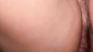 Giant cock sleeve gratifying large muff wife