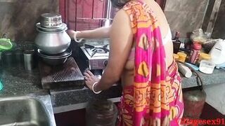 Red saree Kitchen Sex In Sonali ( Official Movie By Villagesex91 )