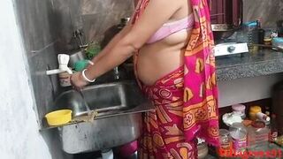 Red saree Kitchen Sex In Sonali ( Official Movie By Villagesex91 )
