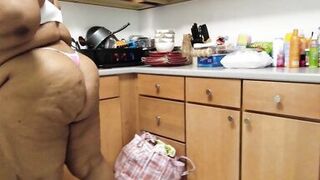 big beautiful woman gives the moving chap a admirable tip