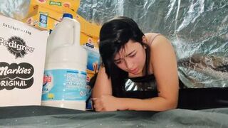 Stuck stepmother asking for assist acquires anal agonorgasmos