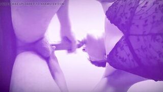 Violet Love Secrets - Lots of Cum in Face Hole is Oozing from my Mother I'd Like To Fuck Face Hole after a Unfathomable Oral-Job - 9 image